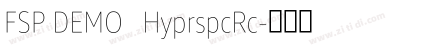 FSP DEMO   HyprspcRc字体转换